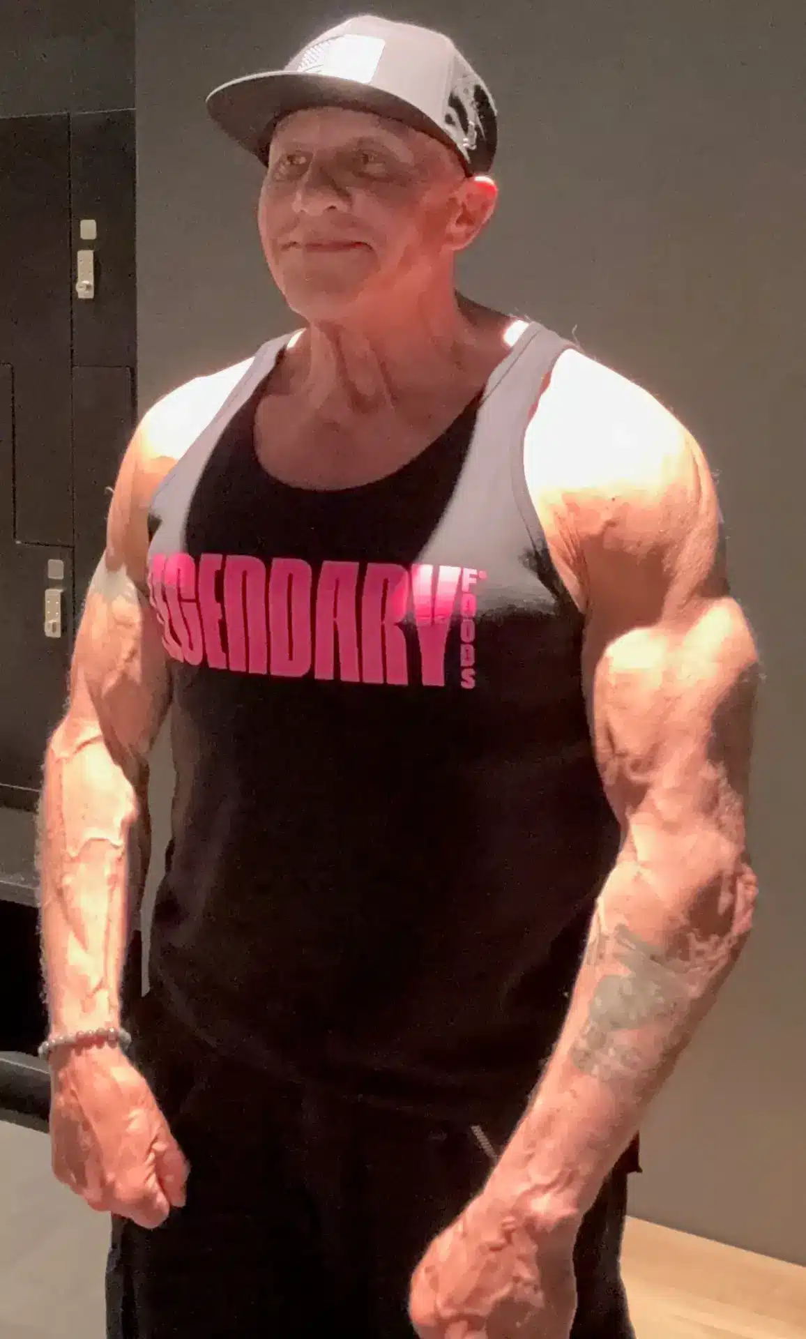 Bruce Cardenas in the gym